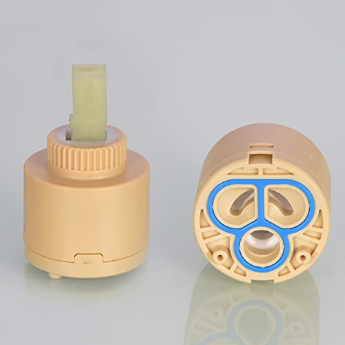 1 Stück Keramikscheiben-Wasserhahnkartusche als Ersatz – langlebige Wasserhahnkartusche for Küchen- und Badezimmerarmaturen(B-40mm) von PYSyansu