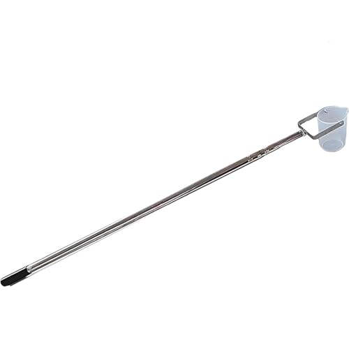 1 Stück Teleskop-Wasserprobenehmer 1000 ml – verstellbare Schöpfstange aus Edelstahl for effiziente Wassertests(Plastic,1.49-7meters) von PYSyansu