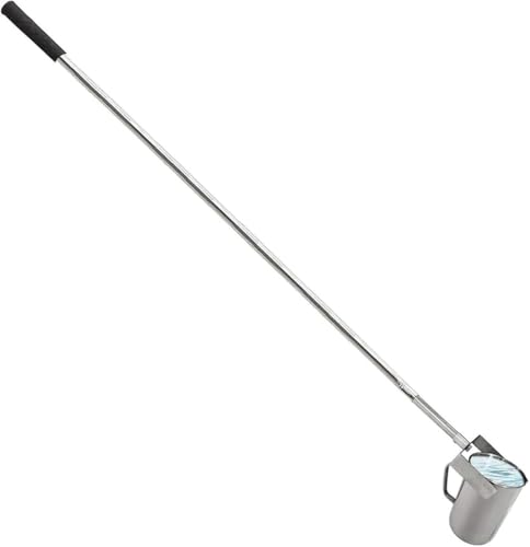 1 Stück Teleskop-Wasserprobenehmer 1000 ml – verstellbare Schöpfstange aus Edelstahl for effiziente Wassertests(Stainless Steel,1.17-4meters) von PYSyansu