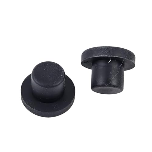 10 Stück Lochkappen aus Vollgummi – T-Typ Silikon-Dichtungsstopfen for Schotten (3–12 mm Durchmesser)(10MM) von PYSyansu