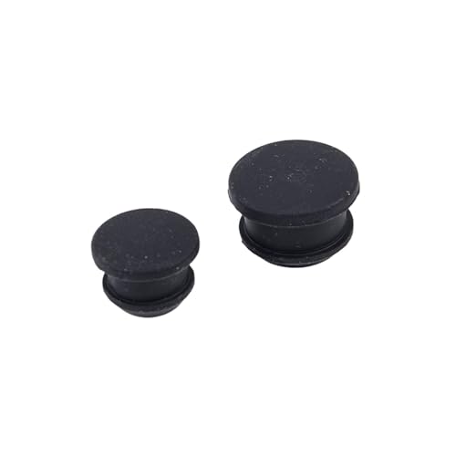 10 Stück Silikonkautschuk-Lochstopfen for Aufstecken, 3 mm bis 12 mm schwarze Kappen-Versiegelungsstopfen for den Laborgebrauch(9.5mm) von PYSyansu