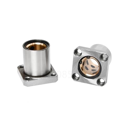2-teiliges ölfreies Kupferbuchsen-Set – quadratische Kupferhülse mit Stahlaußenseite for LMK8UU-, LMK10UU-, 12-40UU-Lager(LMK12LUU) von PYSyansu