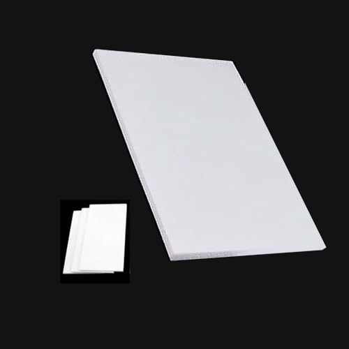 200 mm x 300 mm PEFT PTFE-Kunststoffplatte – Antihaftbeschichtung, geringe Reibung und elektrische Isolierung for Dichtungen und Heimwerkerarbeiten(2mm) von PYSyansu