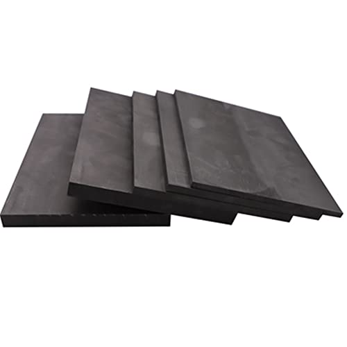 5 Stück Graphitplatten mit hoher Dichte – leitfähige Kohlenstoffplatten for den Hochtemperatureinsatz in Labor und Industrie(100 * 100 * 8mm) von PYSyansu