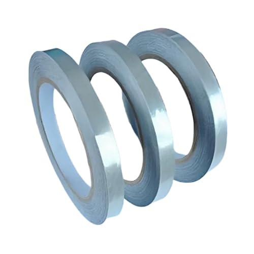 Leitfähiges Klebeband, 5 mm x 25 m – Ideal for ITO-leitfähiges Glas, doppelseitiges Kupfer- und Nickelklebeband(2PCS) von PYSyansu