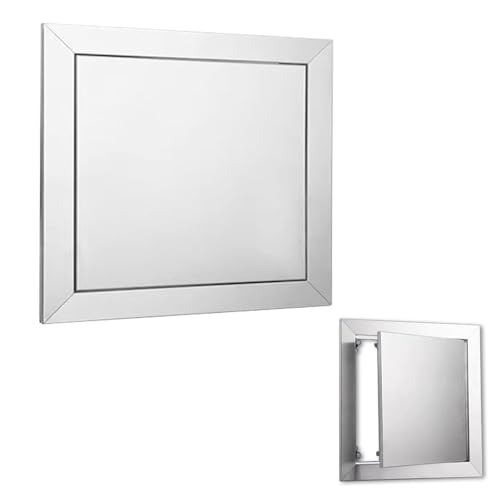 PYSyansu 1 Stück wasserdichte Zugangsklappe aus Edelstahl – quadratische Inspektionstür for einfache Installation und Wartung(15.7x21.7in) von PYSyansu
