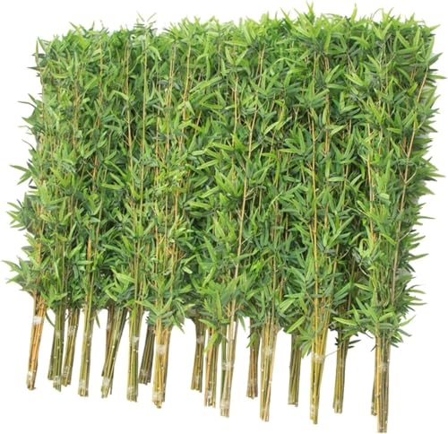 PYSyansu Künstliche Bambuspflanzen – realistische Plastikbäume for die Innen- und Außendekoration, 1 bis 2 m hoch(1.2m Tall 100 Pack) von PYSyansu