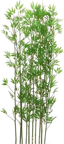 PYSyansu Künstlicher Sichtschutz aus Bambus – realistische Kunstbambuspflanze for die Innen- und Außendekoration(1.2m Tall 10 Pack) von PYSyansu