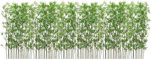 PYSyansu Künstlicher Sichtschutz aus Bambus – realistische Kunstbambuspflanze for die Innen- und Außendekoration(1.2m Tall 100 Pack) von PYSyansu