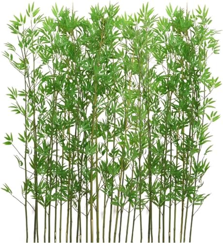 PYSyansu Künstlicher Sichtschutz aus Bambus – realistische Kunstbambuspflanze for die Innen- und Außendekoration(1.2m Tall 30 Pack) von PYSyansu