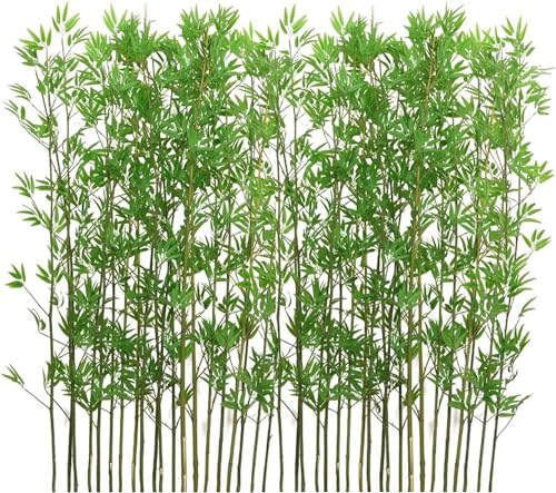 PYSyansu Künstlicher Sichtschutz aus Bambus – realistische Kunstbambuspflanze for die Innen- und Außendekoration(1.2m Tall 40 Pack) von PYSyansu