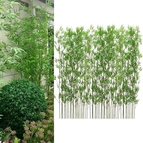 PYSyansu Realistische künstliche Bambuspflanzen for die Innen- und Außendekoration – perfekt for die Landschaftsgestaltung zu Hause und im Büro(1.2m Tall 50 Pack) von PYSyansu
