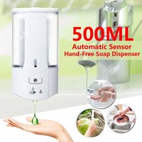 500 ml Shampoospender zur Wandmontage mit intelligentem Infrarotsensor, freihändiger Schaumspender für Küche, Bad, Hotel 500 ml Shampoospender zur Wandmontage mit intelligentem Infrarotsensor, freihändiger Schaumspender für Küche, Bad, Hotel von PYYGY