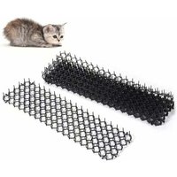 Anti-Katzen mit Spikes, Set aus Verbrühschutz-Katzenmatten mit Spikes, 45x33 cm Outdoor Katzenabwehrmatte Anti-Katzen Spike, Dornengitter Anti-Katzen mit Spikes, Set aus Verbrühschutz-Katzenmatten mit Spikes, 45x33 cm Outdoor Katzenabwehrmatte Anti-Katzen Spike, Dornengitter von PYYGY