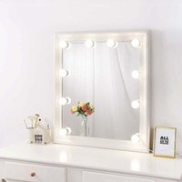 DIY-Schminkspiegelleuchte dimmbar, selbstklebendes Spiegelleuchten-Set für den Schminktisch, steckbare Schminkleuchte für den Badezimmer-Wandspiegel von PYYGY
