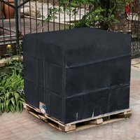 IBC-Schutzhülle, 210D Oxford-Gewebe, wasserdichte/staubdichte Schutzhülle, IBC-Tankabdeckung für 600-l-IBC/Grv-Tank (120 x 80 x 100 cm) von PYYGY