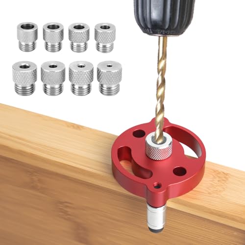 Bohrhilfe Senkrecht Bohren,Holzdübel Bohrschablone mit 3/4/5/6/7/8/9/10 mm Bohrbuchsen, Bohrschablone Möbelbau für Die Holzbearbeitung Exakte Dübellöchre Bohrhilfe Senkrecht Bohren,Holzdübel Bohrschablone mit 3/4/5/6/7/8/9/10 mm Bohrbuchsen, Bohrschablone Möbelbau für Die Holzbearbeitung Exakte Dübellöchre von PYserne