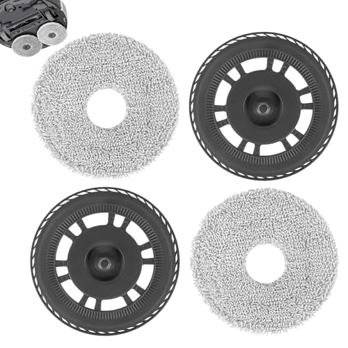 PYserne Mopptücher mit Ersatzhalterung, Wischplatten für Dreame X40 Ultra / L20 Ultra/Dreame L10s Pro Ultra Heat / X40 Master / L40 Ultra / L10s Ultra Gen2 Ultra Roboter Staubsauger Ersatzteile PYserne Mopptücher mit Ersatzhalterung, Wischplatten für Dreame X40 Ultra / L20 Ultra/Dreame L10s Pro Ultra Heat / X40 Master / L40 Ultra / L10s Ultra Gen2 Ultra Roboter Staubsauger Ersatzteile von PYserne