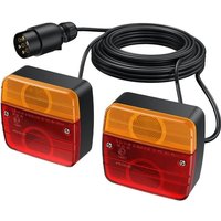 Lot von 2 Feuer-Remorque-Arriere-Kit zur Montage des Feuer-Remorque-Arriere-Anschlusses in Europa mit einem 7,5 m langen Kabel und 7 Anschlüssen mit Lot von 2 Feuer-Remorque-Arriere-Kit zur Montage des Feuer-Remorque-Arriere-Anschlusses in Europa mit einem 7,5 m langen Kabel und 7 Anschlüssen mit von PZCC
