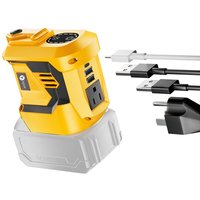 Tragbare Stromversorgung mit 350 W – Nutzen Sie Ihre Milwaukee-Akkus – 110-V-Wechselstromsteckdosen, PD-Schnellladung, LED-Beleuchtung für Camping Tragbare Stromversorgung mit 350 W – Nutzen Sie Ihre Milwaukee-Akkus – 110-V-Wechselstromsteckdosen, PD-Schnellladung, LED-Beleuchtung für Camping von PZCC