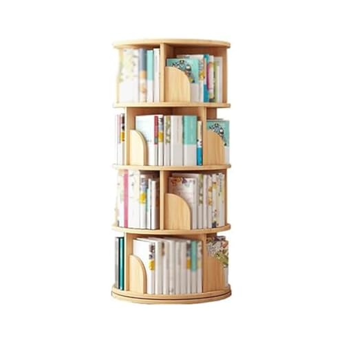 PZEOB Standbuchhandel 5 -Tier -kreisförmige Display -Lagerregal mit Schalldämpfer 360 ° rotierend von PZEOB