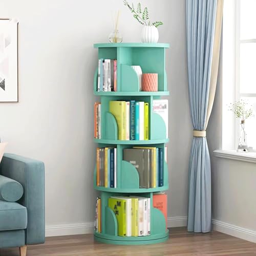 PZEOB Standbuchhandel 5 -Tier -kreisförmige Display -Lagerregal mit Schalldämpfer 360 ° rotierend von PZEOB