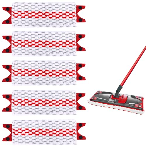 PZJFH 5er Set Mikrofaser-Ersatzpads für Ultramax 2-in-1 Wischmopp – Nachfüllpack für alle Bodenarten, waschbar & wiederverwendbar von PZJFH