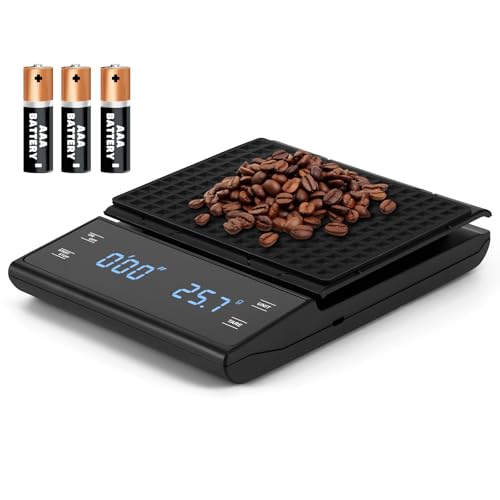 PZJFH Küchenwaage Digital,Hochpräzise Küchenwaage von 0,1 g bis 3000 g mit LCD-Display,Multifunktions Digitale küchenwaage mit Timing-Funktion für Lebensmittel, Schmuck, Medizin, Labor, Kaffee PZJFH Küchenwaage Digital,Hochpräzise Küchenwaage von 0,1 g bis 3000 g mit LCD-Display,Multifunktions Digitale küchenwaage mit Timing-Funktion für Lebensmittel, Schmuck, Medizin, Labor, Kaffee von PZJFH
