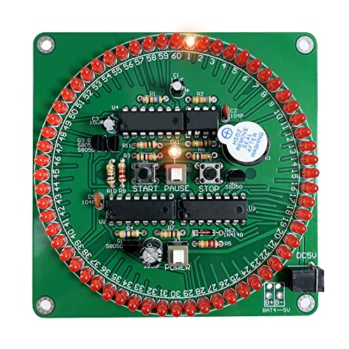 Elektronischer Timer-Bausatz 60-Sekunden-Timer DIY lose elektronischer Produktionsbausatz DIY-Timer von PZMYJB