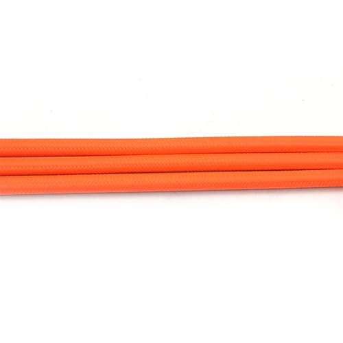 Cable eléctrico trenzado Geflochtenes Kabel, 5,5–5,8 mm, mehrfarbig, mehrere Größen(Orange,3meter) von PZOFERLIN