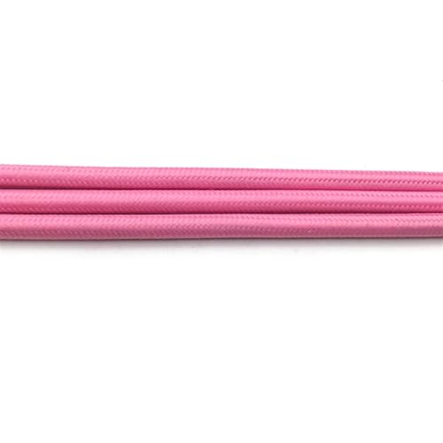 Cable eléctrico trenzado Geflochtenes Kabel, 5,5–5,8 mm, mehrfarbig, mehrere Größen(Pink,3meter) von PZOFERLIN