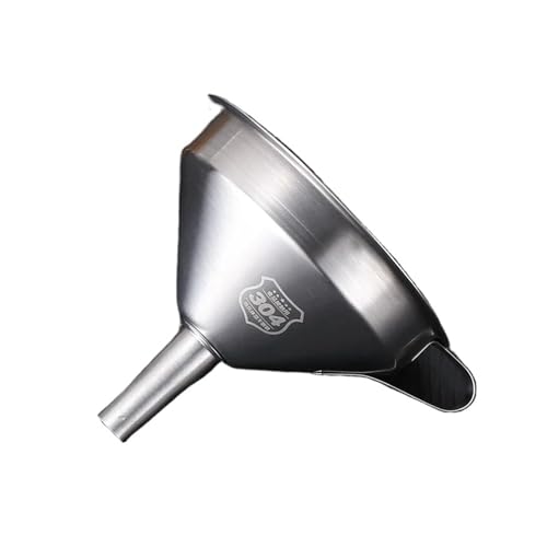 Edelstahl-Filtertrichter 304 Edelstahl-Küchentrichter mit Filter, breite Öffnung for Einmachen mehrerer Größen(11cm) von PZOFERLIN