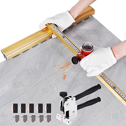 Manuelle Fliesenschneidemaschine Manual Large Format Tile Cutter Aluminum Frame 36 In Width 72 In Length With 6 Cutter Heads von PZOFERLIN