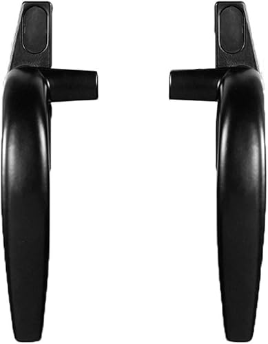 PZOFERLIN Aluminium-Fenstergriffe A Pair Of Window Handles, Extrapolation Of Door And Window Handles Window Handle Window Lock Rotate Alloy Door Handle(Black) von PZOFERLIN