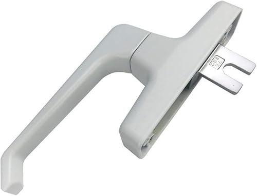 PZOFERLIN Aluminium-Fenstergriffe Door and Inside Inside The Handle Push and Pull Window Drive Swing Rotary Handle Hardware Parts Door Handle(Gray,Shaft width 24 mm) von PZOFERLIN