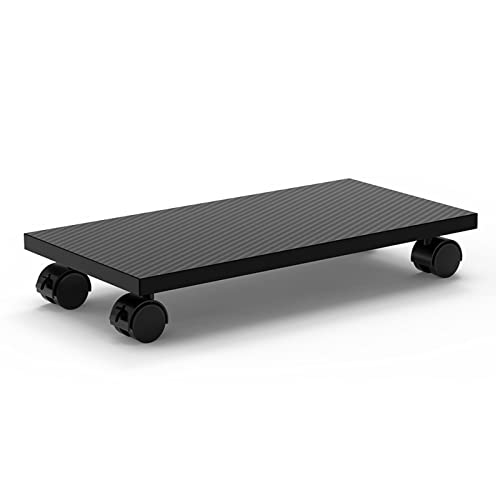 PZOFERLIN Computer-Gehäuseständer mit 4 rollenden Rollen Desktop-Host-Ständer, Home-Office unter dem Schreibtisch mit Rollen-Host-Ständer(B) von PZOFERLIN
