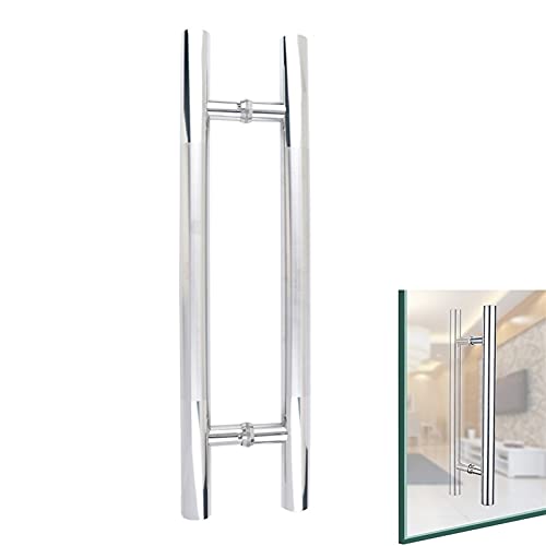 PZOFERLIN Dusch-Doppeltürgriff H-förmiger Griffsatz aus Edelstahl for und Scheunentore, for den Innen- und Außenbereich, mehrere Größen(600X400Mm) von PZOFERLIN