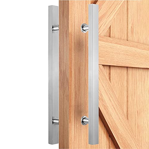PZOFERLIN Dusch-Doppeltürgriff Schiebetürgriff aus Edelstahl for Holz- und Glastüren, mehrfarbig, 50–150 cm(Sier,80cm) von PZOFERLIN