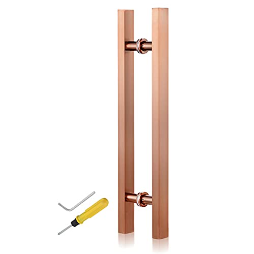 PZOFERLIN Dusch-Doppeltürgriff Türgriff aus Edelstahl, 50,8–149,9 cm, mehrere Farben(Rose D,60cm) von PZOFERLIN