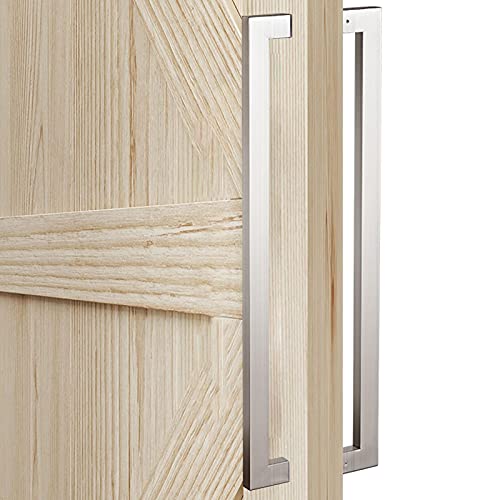 PZOFERLIN Dusch-Doppeltürgriff Türgriff aus Edelstahl for Türen und Schränke, mehrfarbig, mehrere Größen(Sier,80cm) von PZOFERLIN