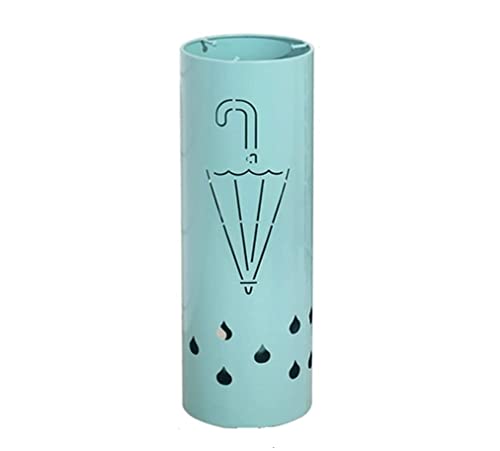 PZOFERLIN Regenschirmständer für den gewerblichen Gebrauch Regenschirmständer Halter Rack Eimer for Home Flur Eingangsbereich Büro Multicolor(D Blue) von PZOFERLIN