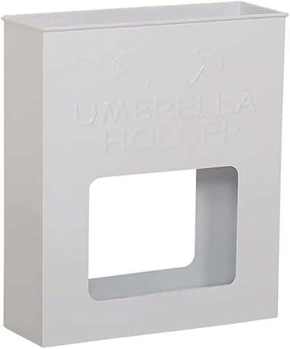 PZOFERLIN Regenschirmständer für den gewerblichen Gebrauch Schirmständer aus Eisen, Organizer mit Tablett for Zuhause und Büro, Eingangsbereich, Mehrfarbig(White) von PZOFERLIN