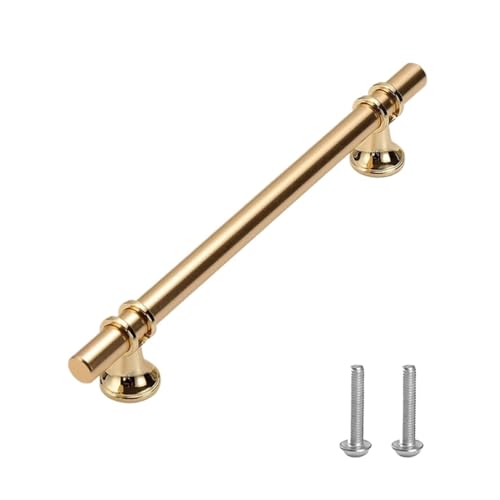 PZOFERLIN Schrank- und Schubladengriffe Schrankgriffe Schubladengriffe Zinklegierung Aluminium Gold Mehrere Größen(96mm) von PZOFERLIN