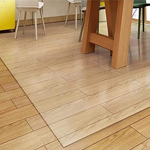 PZOFERLIN Transparenter Kunststoffteppich rutschfeste, transparente Bodenschutzmatte aus PVC, mehrere Größen(100x280cm) von PZOFERLIN