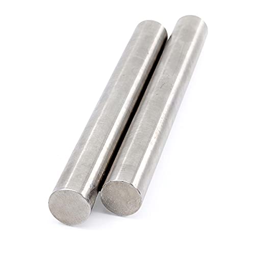 Rundstahl Stange Edelstahl Rundstäbe 10-18mmx50cm Silber 2er Pack(13Mm*50Cm) von PZOFERLIN
