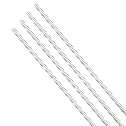 Rundstahl Stange Rundstab aus Edelstahl 304, 12–16 mm Durchmesser, 500 mm Länge, 4 Stück, for DIY-Bastelmodelle(Diameter 12Mm) von PZOFERLIN