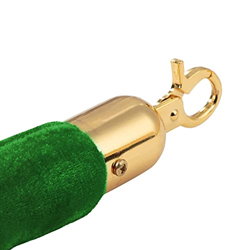 Seilbarrieren Absperrseil Pfosten Crowd Control Mehrfarbig 0,6-3M(Green,1M) von PZOFERLIN
