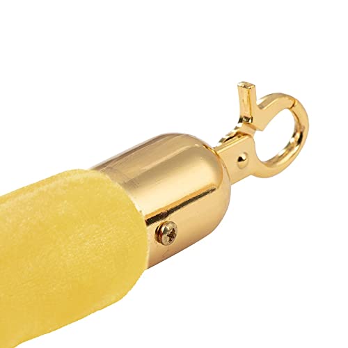 Seilbarrieren Absperrseil Pfosten Crowd Control Mehrfarbig 0,6-3M(Yellow,1M) von PZOFERLIN