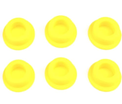 T-förmiger Dichtungsstopfen T-förmige Dichtungslochstopfen Silikonkautschuk 6er-Pack Gelb 13-48,5 mm(43.5mm) von PZOFERLIN