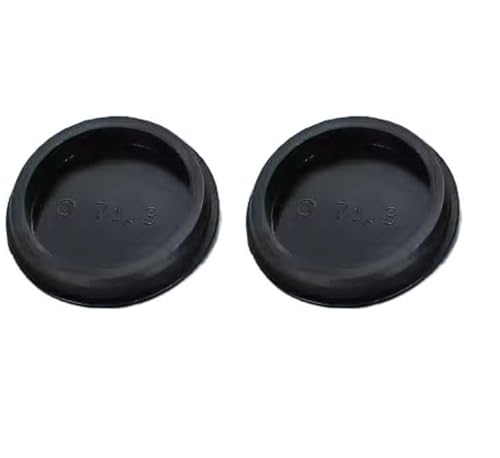 T-förmiger Dichtungsstopfen T-förmige Lochstopfen, Silikonkautschuk, 2 Stück, Schwarz/Weiß, mehrere Größen(Black,98.6mm) von PZOFERLIN